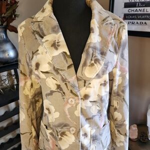 Floral blazer